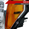 2009-2014 Ford F-150 Factory Style Crystal Headlights w/ Amber Reflector (Chrome Housing/Clear Lens)