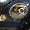 1998-2005 Volkswagen Beetle Halo Projector Headlights (Matte Black Housing/Clear Lens)