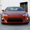 2013-2016 Scion FRS LED Bar Projector Headlights w/ LED Turn Signal Lights (Matte Black Housing/Clear Lens)