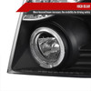 2007-2013 Chevrolet Avalanche/ 2007-2014 Tahoe Suburban Dual Halo Projector Headlights (Matte Black Housing/Clear Lens)