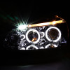 2006-2008 Volkswagen Golf Rabbit/ 2006-2010 Jetta Dual Halo Projector Headlights (Chrome Housing/Clear Lens)