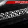 2012-2017 Toyota 86 Scion FR-S LED Bar Projector Headlights w/ Sequential Turn Signal Lights (Matte Black Housing/Clear Lens)