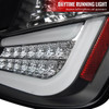 2011-2013 Scion tC LED Tail Lights (Matte Black Housing/Clear Lens)
