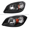 2005-2010 Chevrolet Cobalt Pontiac Pursuit/G5 Factory Style Crystal Headlights (Matte Black Housing/Clear Lens)