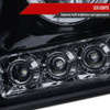 2006-2008 Dodge RAM 1500/ 2006-2009 RAM 2500 3500 Dual Halo Projector Headlights (Glossy Black Housing/Smoke Lens)