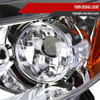 2006-2011 Honda Civic Coupe Dual Halo Projector Headlights (Chrome Housing/Clear Lens)