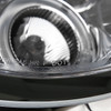 2002-2008 Mini Cooper R50 R53 R52 Single Halo Projector Headlights (Chrome Housing/Clear Lens)