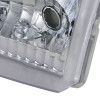 1999-2004 Ford F-250/F-350/F-450/F-550/Excursion Factory style Headlights (Chrome Housing/Clear Lens)