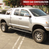 2007-2021 Toyota Tundra Double (Crew) Cab 4" Wide Chrome Stainless Steel Side Step Bars