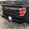 2009-2014 Ford F-150 Light Duty Styleside Black Stainless Steel OEM Style Replacement Rear Step Bumper w/ Tow Package