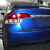 2006-2011 Honda Civic Sedan Tail Lights (Chrome Housing/Clear Lens)