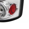 2002-2006 Dodge RAM Tail Lights (Chrome Housing/Clear Lens)