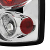 2002-2006 Dodge RAM Tail Lights (Chrome Housing/Clear Lens)