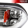 1987-1993 Ford Mustang Crystal Headlights (Chrome Housing/Clear Lens)