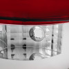 2007-2014 Chevrolet Tahoe/Suburban Tail Lights (Chrome Housing/Red Clear Lens)