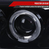 1999-2006 GMC Sierra/ 2000-2006 Yukon/Yukon XL Dual Halo Projector Headlights (Glossy Black Housing/Smoke Lens)