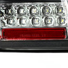 1999-2004 Ford Mustang Sequential LED Tail Lights (Matte Black Housing/Clear Lens)