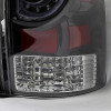 2005-2015 Toyota Tacoma LED Tail Lights (Matte Black Housing/Clear Lens)