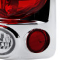 2002-2006 Dodge RAM Retro Style Tail Lights (Chrome Housing/Clear Lens)