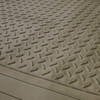 Universal PVC Rubber Floor Mats - 5PC (Beige)