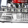 1997-2004 Dodge Dakota/ 1998-2003 Durango SMD LED Light Strip Factory Style Crystal Headlights (Chrome Housing/Clear Lens)