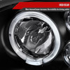 1993-1998 Volkswagen Golf Mk3/Cabrio Dual Halo Projector Headlights (Matte Black Housing/Clear Lens)