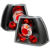 1999-2005 Volkswagen Jetta/Bora Mk4 Sedan Tail Lights (Matte Black Housing/Clear Lens)