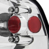 1997-2004 Ford F-150 Flareside Tail Lights (Chrome Housing/Clear Lens)