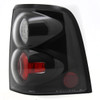 2002-2005 Ford Explorer Tail Lights (Matte Black Housing/Clear Lens)