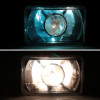 Universal 4"x6" H4 Projector Headlights (Matte Black Housing/Glass Lens)