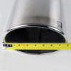 Universal 5" Inlet/8" Outlet Chrome Stainless Steel Bolt-On Angled Exhaust Tip