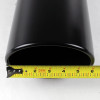 Universal 4" Inlet/6" Outlet Black Stainless Steel Bolt-On Angled Exhaust Tip