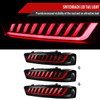 2016-2018 Chevrolet Camaro LED Tail Lights w/ Sequential LED Turn Signal Lights (Matte Black Housing/Clear Lens)