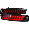 2016-2018 Chevrolet Camaro LED Tail Lights w/ Sequential LED Turn Signal Lights (Matte Black Housing/Clear Lens)