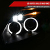 2006-2011 Mitsubishi Eclipse Dual Halo Projector Headlights (Matte Black Housing/Clear Lens)