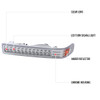 1998-2004 Chevrolet S10/ GMC Sonoma LED Bumper Lights (Chrome Housing/Clear Lens)