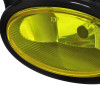 2006-2008 Honda Civic Coupe H11 Fog Lights Kit (Chrome Housing/Yellow Lens)