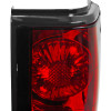 1982-1994 Chevrolet S10/Blazer GMC S15/Sonoma Tail Lights (Chrome Housing/Red Clear Lens)