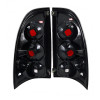 2005-2008 Toyota Tacoma Tail Lights (Matte Black Housing/Clear Lens)