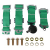 Universal Green 4 Point Quick Release Camlock Racing Seat Belt Safety Harness