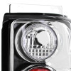 1995-1997 Ford Explorer Tail Lights (Chrome Housing/Clear Lens)