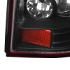 2005-2008 Dodge Magnum Tail Lights (Matte Black Housing/Red Clear Lens)