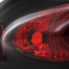 2003-2005 Chevrolet Cavalier Tail Lights (Matte Black Housing/Clear Lens)