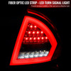 2010-2012 Ford Fusion LED Tail Lights (Chrome Housing/Smoke Lens)