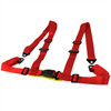 Universal Red 4 Point Racing Seat Belt Buckle Safety Harness