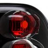 2002-2009 Chevrolet Trailblazer Tail Lights (Matte Black Housing/Clear Lens)