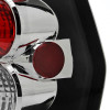 2002-2009 Chevrolet Trailblazer Tail Lights (Matte Black Housing/Clear Lens)