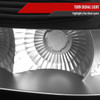2002-2006 Chevrolet Avalanche/ 2003-2007 Silverado 1PC Factory Style Headlights w/ Bumper Lights (Matte Black Housing/Clear Lens)