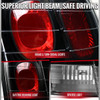 1999-2004 Ford Mustang Tail Lights (Matte Black Housing/Clear Lens)