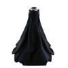 1992-2001 Honda Civic/Del Sol Acura Integra Black Suede JDM Manual Shift Boot w/ Blue Stitching